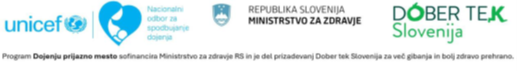Dojenju prijazno mesto logotipi